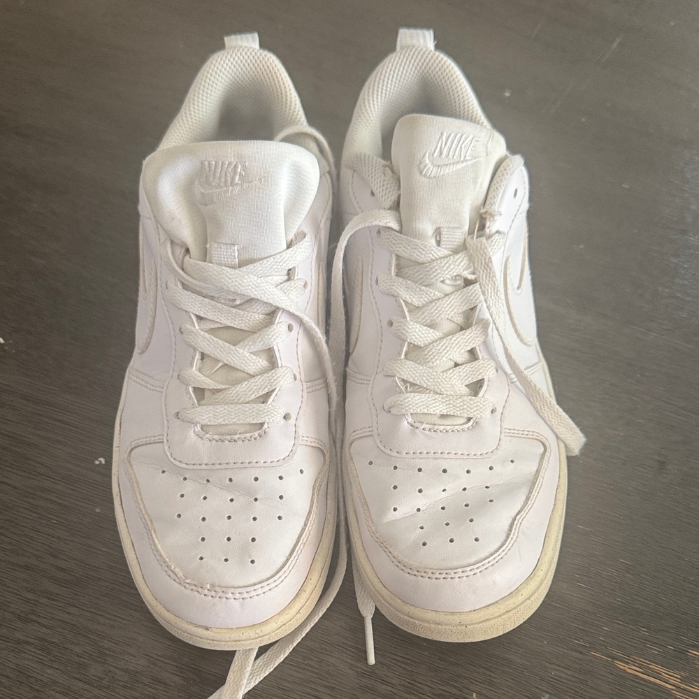 Nike Classic White Lace-Up Sneakers